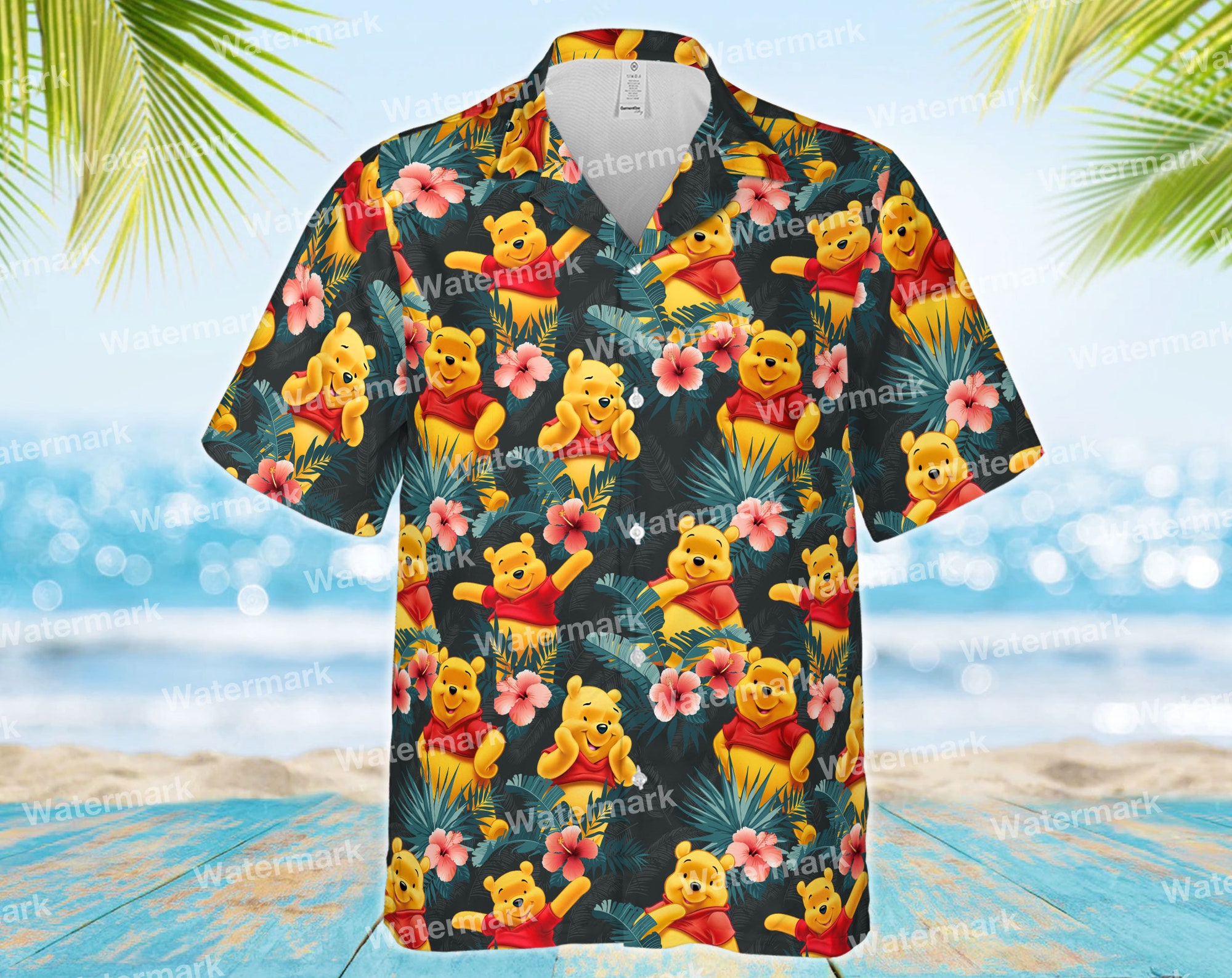Pooh disney hawaiian winnie the pooh disney hawaiian shirt