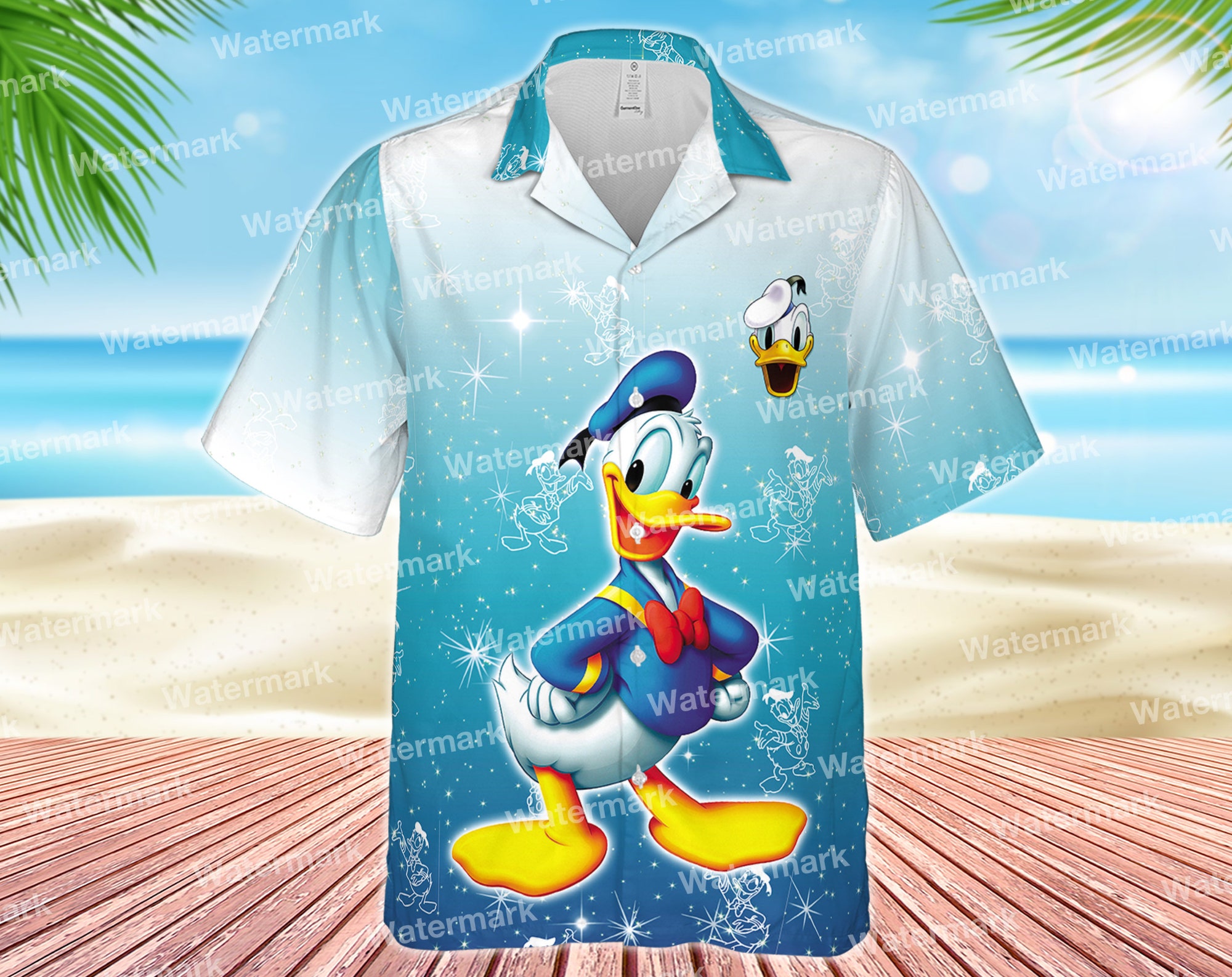 Donald Ente bling Hawaiian Shirt Donald Ente bling Hawaiian Shirt