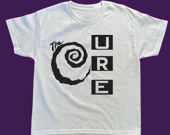 Camiseta vintage da banda The Cure dos anos 80