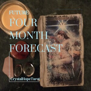 Pronóstico futuro de 4 meses, lectura futura del tarot, lectura del tarot de la vida, lectura de cartas del tarot, lecturas del tarot