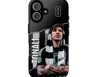 Custom Sandro Tonali Inspired Football Phone Case - All Phones Available (iPhone/Samsung/Google Pixel)