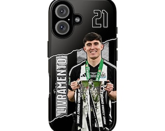 Custom Tino Livramento Inspired Football Phone Case - All Phones Available (iPhone/Samsung/Google Pixel)
