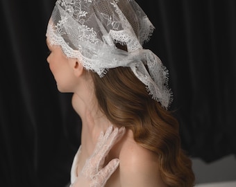 Foulard da sposa boho, turbante per capelli da sposa e velo da preghiera, copricapo rustico per matrimonio, bandana da sposa, accessorio per matrimonio boho