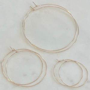 Thin Hoops • Featherlight Hoops • Extra Thin Hoops • Light Hoops