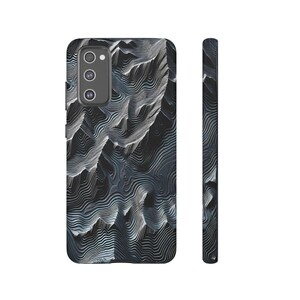 Funda para teléfono con mapa topográfico para iPhone 15 Pro Max con diseño de terreno montañoso (regalo) imagen 5