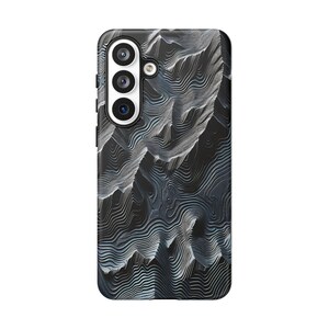 Funda para teléfono con mapa topográfico para iPhone 15 Pro Max con diseño de terreno montañoso (regalo) imagen 10