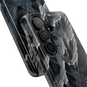 Funda para teléfono con mapa topográfico para iPhone 15 Pro Max con diseño de terreno montañoso (regalo) imagen 7