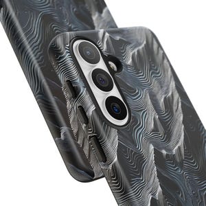 Funda para teléfono con mapa topográfico para iPhone 15 Pro Max con diseño de terreno montañoso (regalo) imagen 11