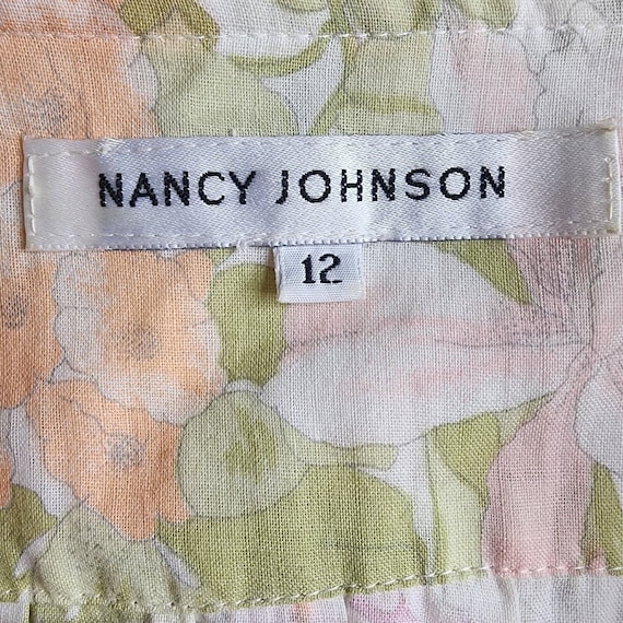 Vintage Nancy Johnson Women 12 Dress Lace Collar … - image 6