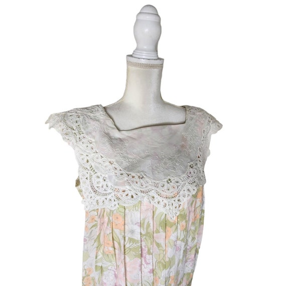 Vintage Nancy Johnson Women 12 Dress Lace Collar … - image 9