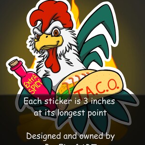Spicy Taco Sticker