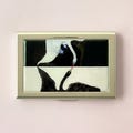 Hilma Af Klint Swan Art Credit Card Holder Vintage Floral Flower Business Card Case Mini Card Wallet Gift