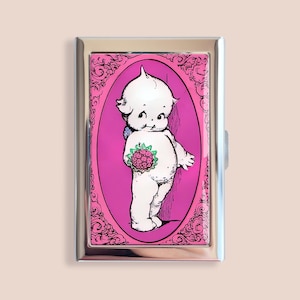 Kewpie Art Kreditkartenetui Vintage Visitenkartenetui Mini Karte Geldbörse Geschenk
