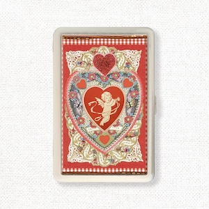 Glad alla hjärtans dag-pillerask – Art Nouveau 7-dagars arrangör