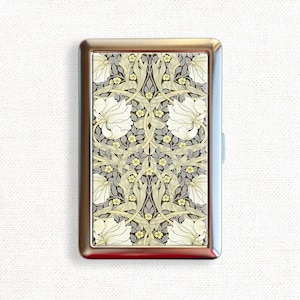 Portefeuille porte-cigarettes Art nouveau William Morris Flower Floral Pimpernel (1876)