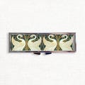 William Morris Art Nouveau Swans Pill Box Case - Cute Medicine Container, Weekly 7 day Organizer, Vitamins Holder, Trinket Box product logo
