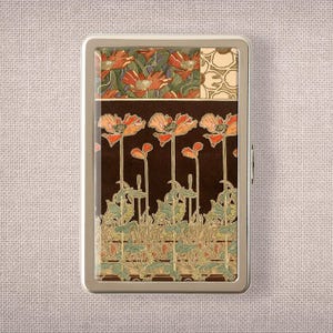 William Morris Art Nouveau Weekly Pill Organizer 7 Day - Pill Box Container, Pill Case  (8 Compartments)