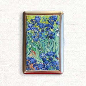 Vincent van Gogh Iris Cigarreira Vintage Love Holder Carteira