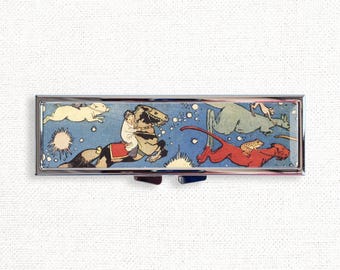 Étui à pilules vintage Little Nemo Horse Winsor McCay - Joli récipient pour médicaments, organiseur hebdomadaire 7 jours, support pour vitamines, boîte à bijoux