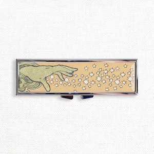 Magic Hand Cute Pill Box Case - Cute Medicine Container, Weekly 7 day Organizer, Vitamins Holder, Trinket Box