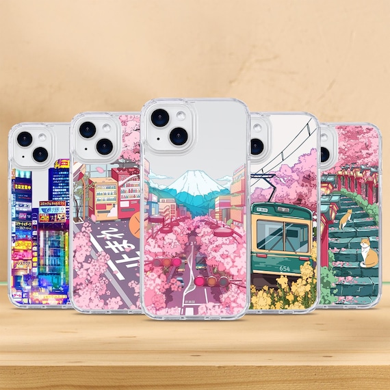Japanese Aesthetic Tokyo Japan Phone Case fit for Apple iPhone 16 Samsung Galaxy S24 and Google Pixel 9 Pro