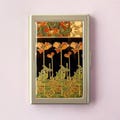 William Morris Art Nouveau Credit Card Holder Vintage Floral Flower Business Card Case Mini Card Wallet Gift