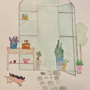 Greenhouse painting