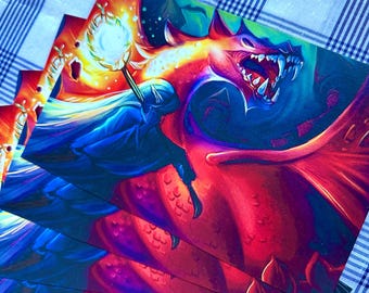 Dungeon Meshi Red Dragon Print