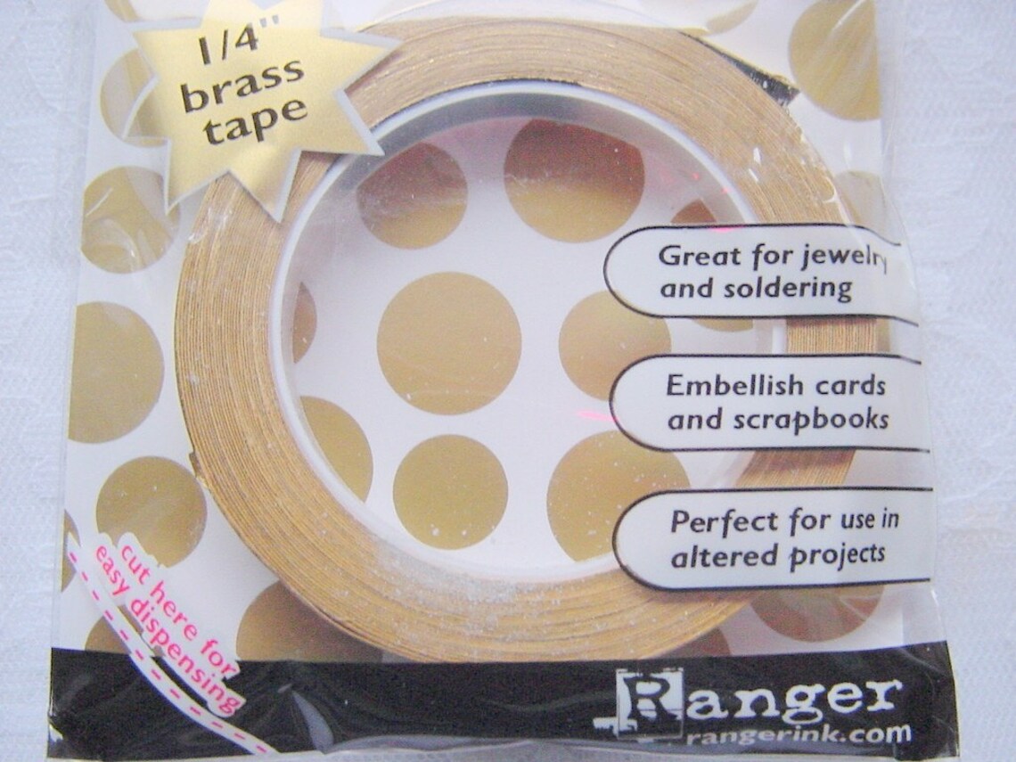 Two Rolls Self Adhesive Metal Tape for Jewelry and Paper Etsy