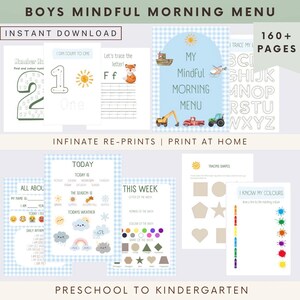 Mindful ochtendmenu voor jongens