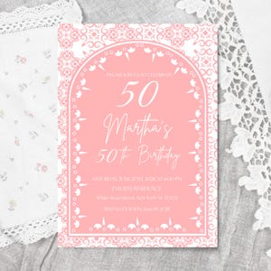 Cielito Lindo Invitation, Papel Picado Invitation, Birthday Party Invitation, Pink Invitation, Editable Template, Instant Download, Canva