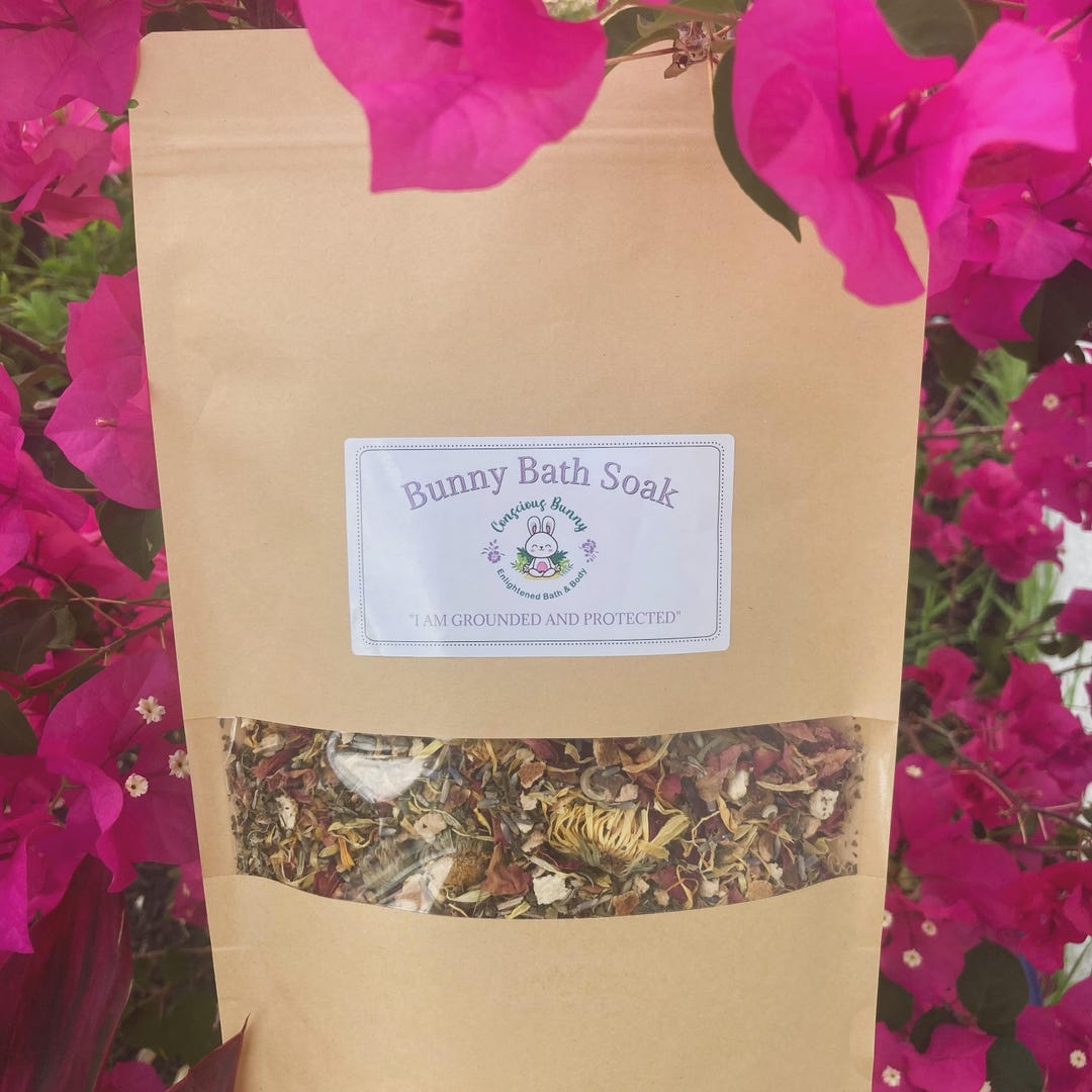 Bunny Bath Soak, Herbal Bath, Ancient Healing, Organic, Vegan, Cruelty ...
