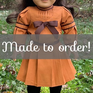 Made To Order - 1904 Speaking Contest Dress for 18" Edwardian girl dolls book illustration American