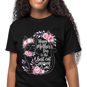 Alles Gute zum Muttertag an die beste Katzenmutter Muttertag Katzenliebhaber T-Shirt