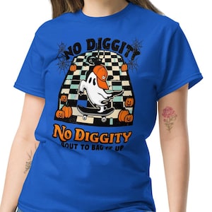Cadeau rétro Halloween Ghost No Diggity Bout to Bag it Up