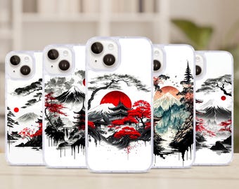 Japanese Landscape Phone Case For iPhone, Samsung Galaxy, Google Pixel Cover