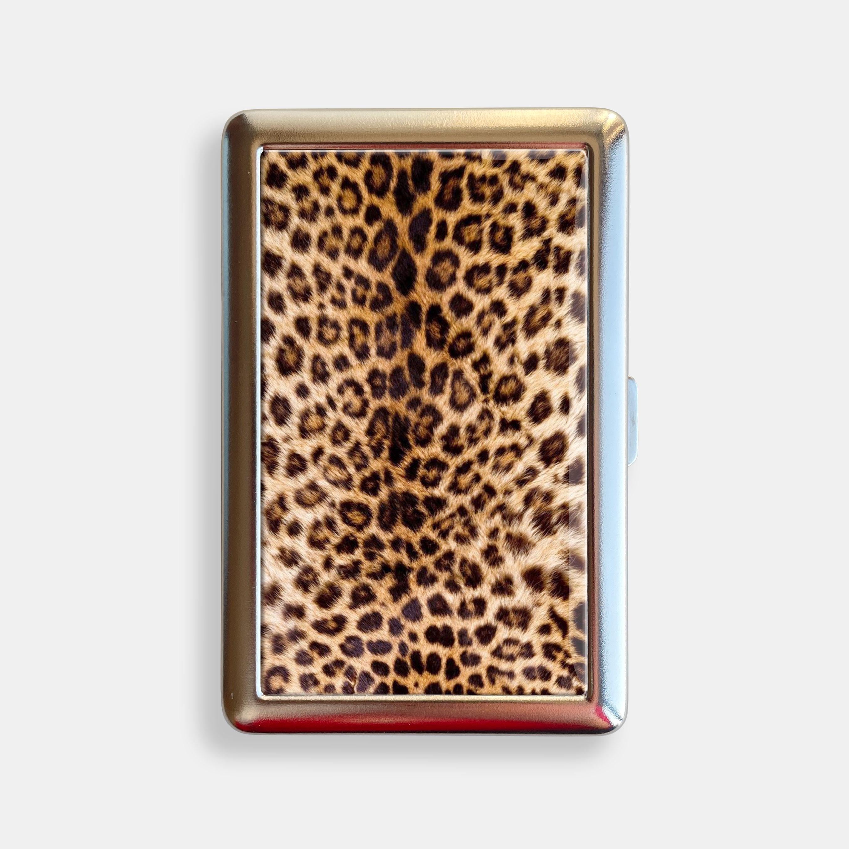 Fashion Leopard Pattern Cigarette Case Zigarettenetui Wallet