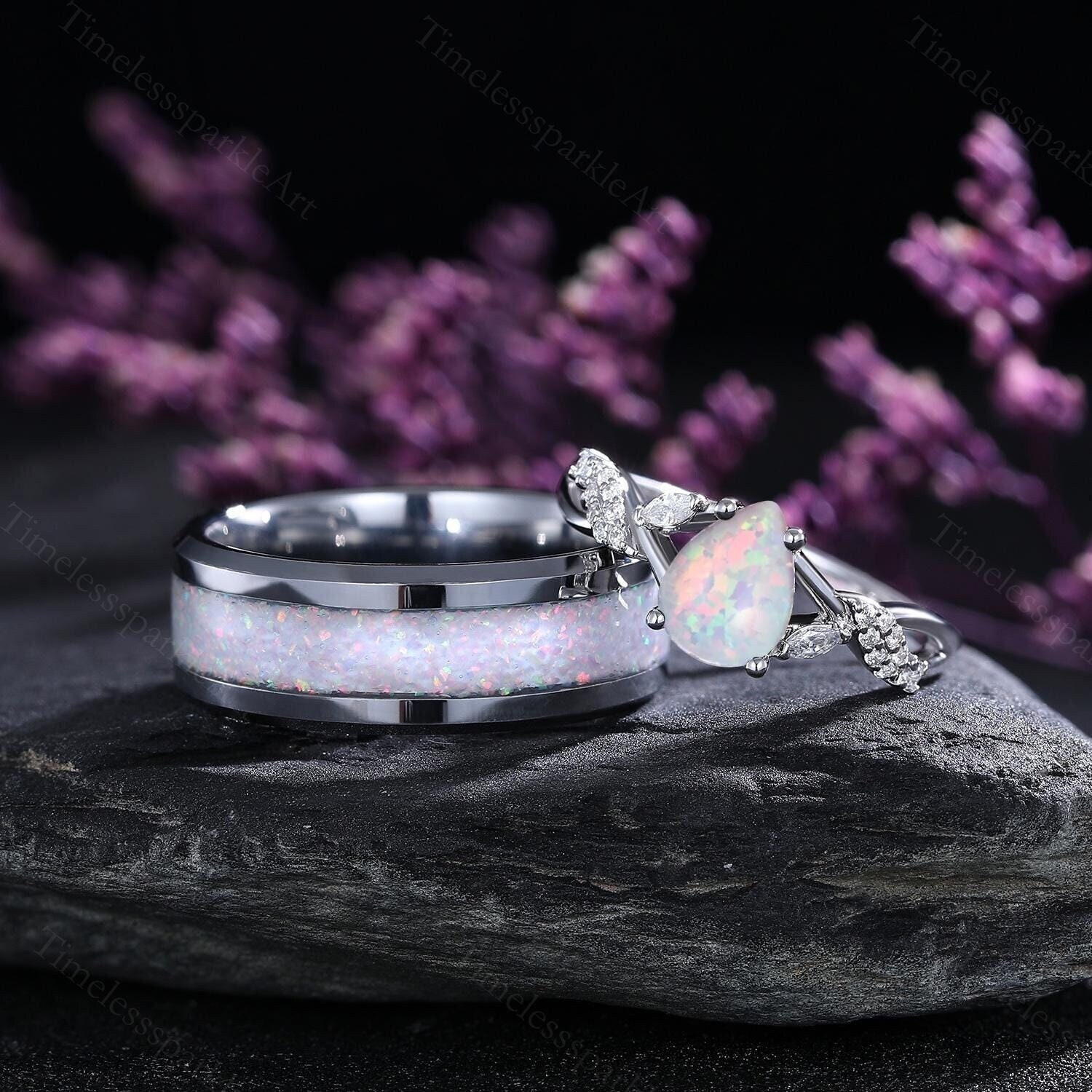 Engagement Ring Athletic Wedding Band Silver Tungsten And