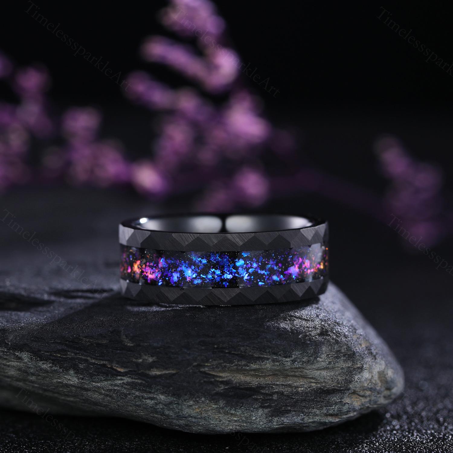 Bague Celtic Homme En Argent Sterling 925 Avec Alexandrite Naturelle 0.67 Ct - Taille 10, Fait Main USA