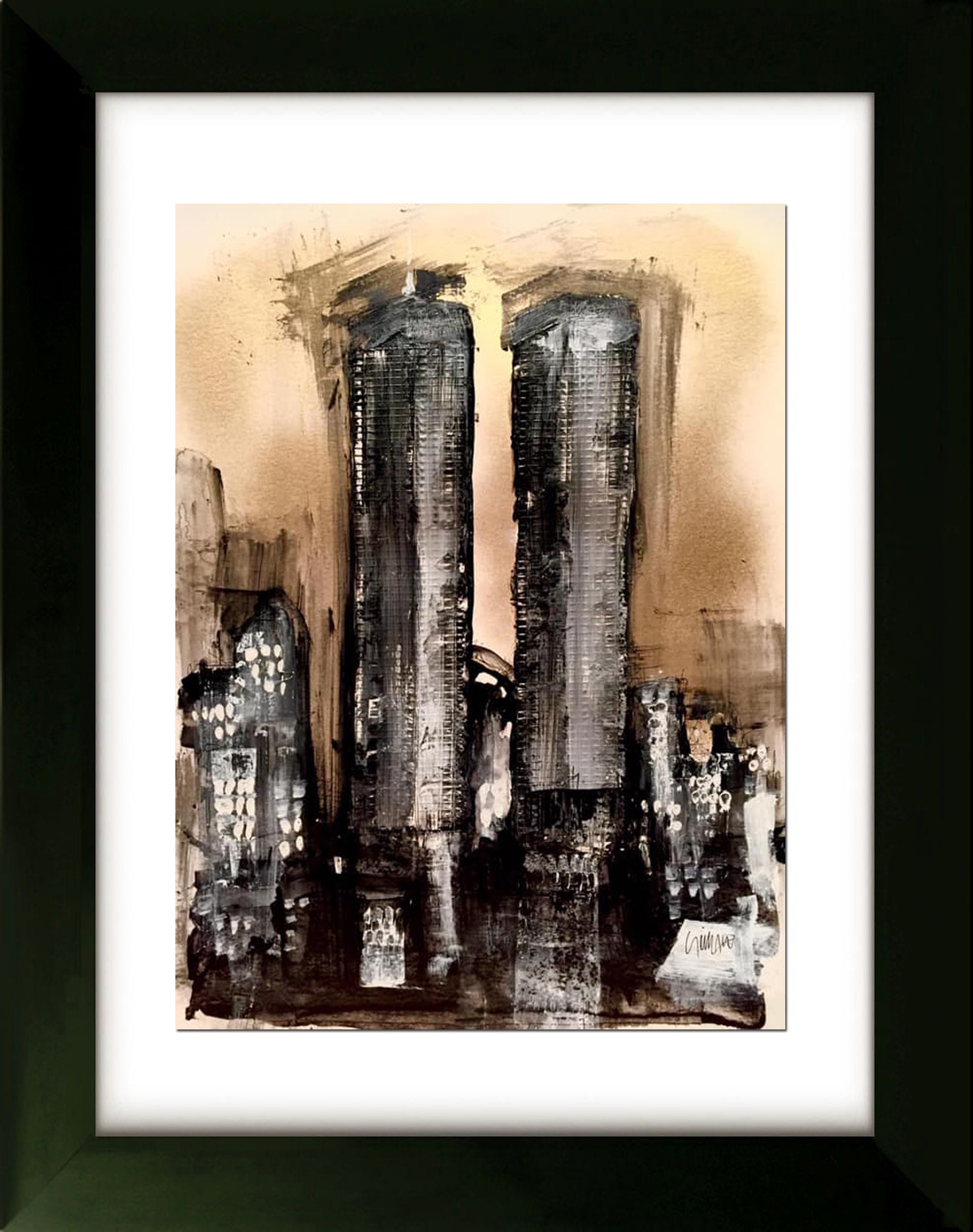 Limited Edition Drawing New York World Trade Center NYC