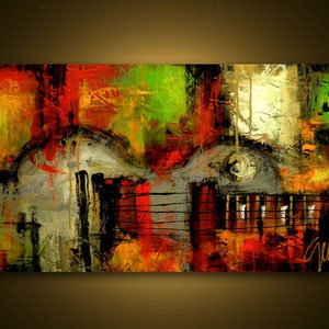 Original Painting Home Wall Art Decor Living Room Wall Modern Art Abstract Artwork On Canvas Contemporary Decor Made To Order Art 24x48