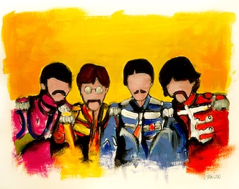 Made to Order - John Lennon - Paul Mccartney - Original Drawing