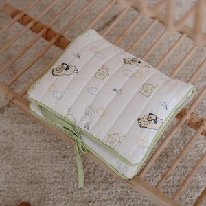 Picnic Collection Baby Diaper Clutch, Small Diaper Bag, Organizing Pouch, Nappy Wallet, Baby Shower Gift, Wet Wipes Bag, Diaper Changing Kit