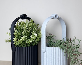 Hanging Planter, Modern Minimalist with Hidden Drip Tray, Indoor Planter, Home Decor, Home Gift, 11 Colour Options