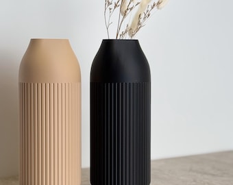 Konische Vase, minimalistische moderne Vase, neutrales Regaldekor