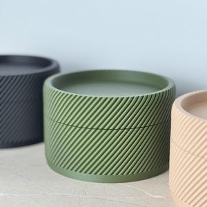 Scatola portaoggetti moderna minimalista, portagioie, vassoio raccoglitutto, organizer da scrivania, 2 misure, 10 colori, arredamento neutro, regali per la casa, portaoggetti