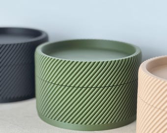 Minimalist Modern Storage Box, Jewellery Box, Catch All Tray, Desk Tidy, 2 Sizes, 10 Colour Options, Neutral Decor, Home Gifts, Trinket Dish