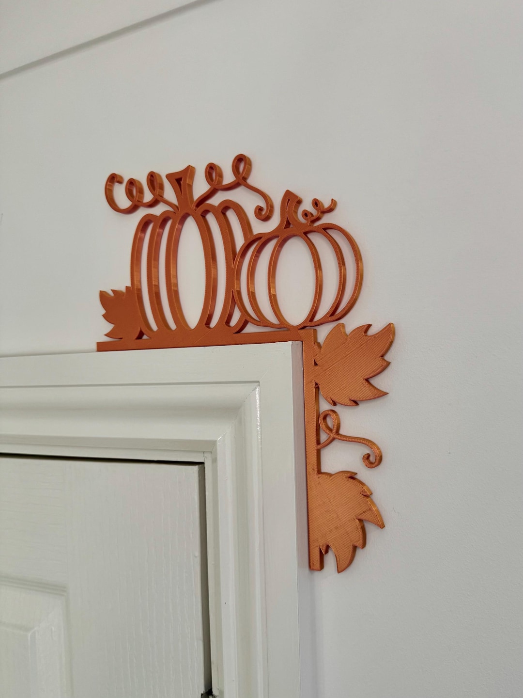 Fall Decor, Autumn Pumpkin Door Corner, Fall Leaves, Halloween Pumpkin