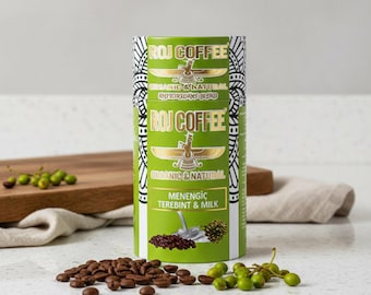 Caffè al pistacchio Menengiç, caffè turco al terebinto con latte, caffè turco gourmet biologico, caffeina. Caffè tradizionale Menengiç. 250 g