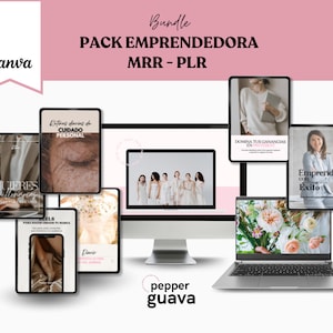 Entrepreneur Bundle: Digital Marketing Guides, Canva Templates (MRR/PLR)